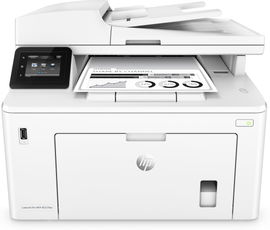 HP LaserJet Pro MFP M227fdw - Impresora multifunción - B/N - laser - Legal (216 x 356 mm) (original) - A4/Legal (material) - hasta 30 ppm (copiando) - hasta 30 ppm (impresión) - 260 hojas - 33.6 Kbps - USB 2.0, LAN, Wi-Fi(n), NFC, host USB 2.0