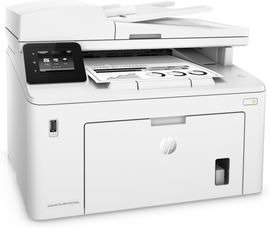 HP LaserJet Pro MFP M227fdw - Impresora multifunción - B/N - laser - Legal (216 x 356 mm) (original) - A4/Legal (material) - hasta 30 ppm (copiando) - hasta 30 ppm (impresión) - 260 hojas - 33.6 Kbps - USB 2.0, LAN, Wi-Fi(n), NFC, host USB 2.0