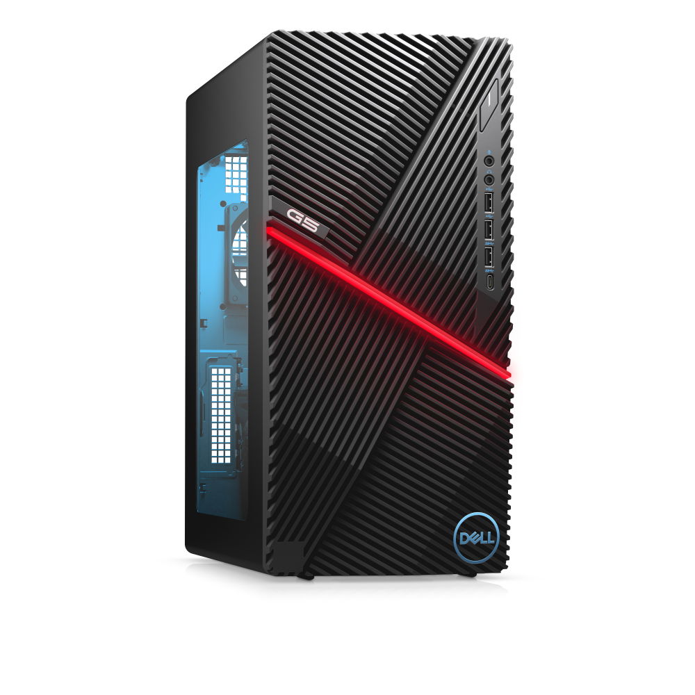 Dell G5 5000 - MT Core i5 10400F / hasta 4.3 GHz - RAM 8 GB - SSD 256 GB - Class 35, NVMe, HDD 1 TB - GF GTX 1660 SUPER - Gigabit Ethernet - Win 10 Home 64 bit - monitor: ninguno - negro - BTO - con 1 Year Carry-In Service + 1 Year Complete Care