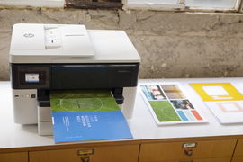 HP Officejet Pro 7740 Wide Format All-in-One - Impresora multifunción - color - chorro de tinta - A3/Ledger (297 x 432 mm) (original) - A3/Ledger (material) - hasta 18 ppm (copiando) - hasta 22 ppm (impresión) - 250 hojas - 33.6 Kbps - USB 2.0, LAN, HP Officejet Pro 7740 Wide Format All-in-One - Impresora multifunción - color - chorro de tinta - A3/Ledger (297 x 432 mm) (original) - A3/Ledger (material) - hasta 18 ppm (copiando) - hasta 22 ppm (impresión) - 250 hojas - 33.6 Kbps - USB 2.0, LAN,