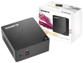 Gigabyte GB-BRI5H-8250 PC/estación de trabajo barebone UCFF Negro BGA 1356 i5-8250U 1,6 GHz
