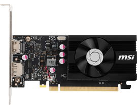 MSI GT 1030 2GD4 LP OC - Tarjeta gráfica - GF GT 1030 - 2 GB DDR4 - PCIe 3.0 x4 perfil bajo - HDMI, DisplayPort