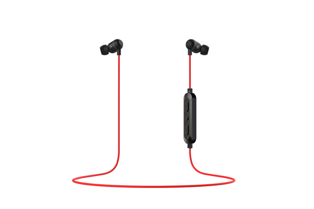 Samsung C&T ITFIT 103B Auriculares Banda para cuello Bluetooth Negro, Rojo