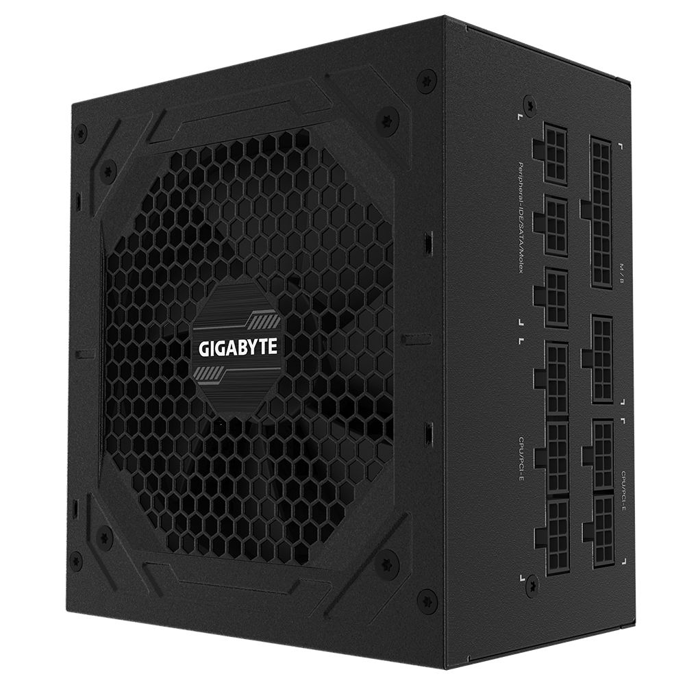 Gigabyte P1000GM - Fuente de alimentación (interna) - ATX12V 2.31 - 80 PLUS Gold - CA 100-240 V - 1000 vatios - PFC activa