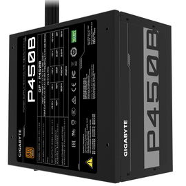 Gigabyte P450B - Fuente de alimentación (interna) - ATX12V 2.31 - 80 PLUS Bronze - CA 100-240 V - 450 vatios - PFC activa