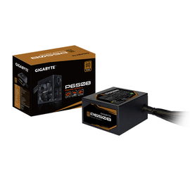 Gigabyte P650B - Fuente de alimentación (interna) - ATX12V 2.31 - 80 PLUS Bronze - CA 100-240 V - 650 vatios - PFC activa