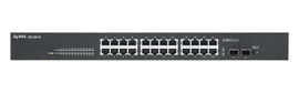 SWITCH ZYXEL GS1100-24 24 PUERTOS RJ45 10/100/1000 Mbps + 2 PUERTOS SFP 1000 Mbps NO ADMINISTRABLE NO ES COMPATIBLE CON NEBULA