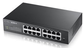 ZyXEL GS1900-16 - Switch - smart - 16 x 10/100/1000 - desktop, rack-mountable, wall-mountable