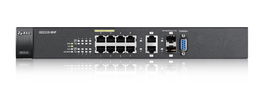 SWITCH ZYXEL GS2210-8HP 8 PUERTOS RJ45 10/100/1000 Mbps con POE AF/AT + 2 PUERTOS COMBO RJ45/SFP 1000 Mbps ADMINISTRABLE-L2 ENERGIA TOTAL 180W NO ES COMPATIBLE CON NEBULA
