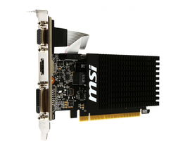 MSI GT 710 1GD3H LP - Tarjeta gráfica - GF GT 710 - 1 GB DDR3 - PCIe 2.0 x16 perfil bajo - DVI, D-Sub, HDMI MSI GT 710 1GD3H LP - Tarjeta gráfica - GF GT 710 - 1 GB DDR3 - PCIe 2.0 x16 perfil bajo - DVI, D-Sub, HDMI