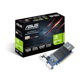 ASUS GT710-SL-1GD5-BRK - Tarjeta gráfica - GF GT 710 - 1 GB GDDR5 - PCIe 2.0 perfil bajo - DVI, D-Sub, HDMI - sin ventilador