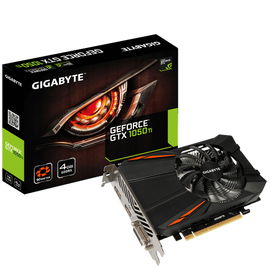Gigabyte GeForce GTX 1050 Ti D5 4G - Tarjeta gráfica - GF GTX 1050 Ti - 4 GB GDDR5 - PCIe 3.0 x16 - DVI, HDMI, DisplayPort