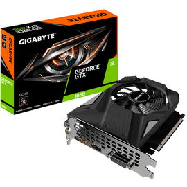 Gigabyte GeForce GTX 1650 D6 OC 4G - OC Edition - tarjeta gráfica - GF GTX 1650 - 4 GB GDDR6 - PCIe 3.0 x16 - DVI, HDMI, DisplayPort