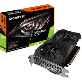 Gigabyte GeForce GTX 1650 D6 WINDFORCE OC 4G - OC Edition - tarjeta gráfica - GF GTX 1650 - 4 GB GDDR6 - PCIe 3.0 x16 - DVI, HDMI, DisplayPort