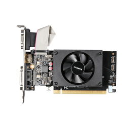 Gigabyte GV-N710D3-2GL - Tarjeta gráfica - GF GT 710 - 2 GB DDR3 - PCIe 2.0 x8 perfil bajo - DVI, D-Sub, HDMI
