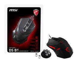 MSI Interceptor DS B1 ratón Ambidextro USB tipo A Óptico 1600 DPI