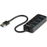 StarTech.com Hub Ladrón USB 3.0 4 Puertos - USB-A a USB 3.0 Tipo A con Interruptores Individuales de Encendido/Apagado - USB 3.1/3.2 Gen 1 SuperSpeed 5Gbps - Alimentado por el Bus USB - Portátil - Cable de 25cm