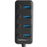 StarTech.com Hub Ladrón USB 3.0 4 Puertos - USB-A a USB 3.0 Tipo A con Interruptores Individuales de Encendido/Apagado - USB 3.1/3.2 Gen 1 SuperSpeed 5Gbps - Alimentado por el Bus USB - Portátil - Cable de 25cm