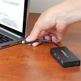 StarTech.com Concentrador USB 3.0 de 4 Puertos - USB-C a 1x USB-C y 3x USB-A StarTech.com Concentrador USB 3.0 de 4 Puertos - USB-C a 1x USB-C y 3x USB-A