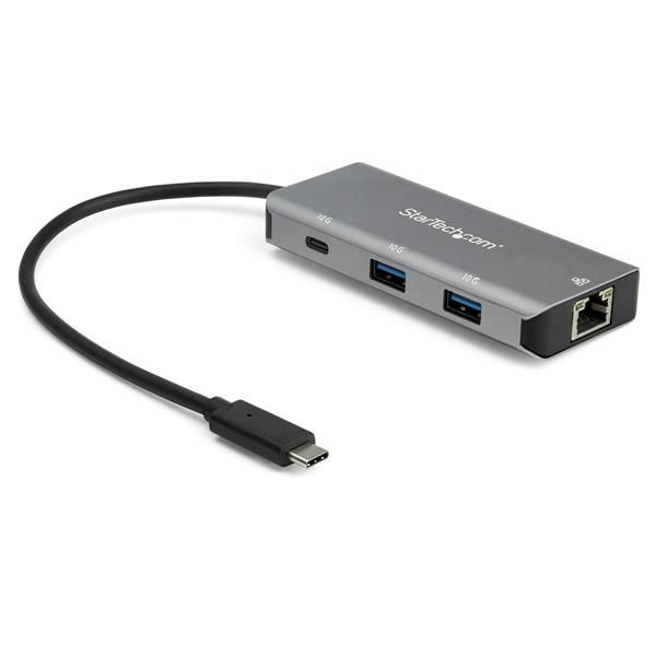 StarTech.com Hub Ladrón USB C con Puerto de Red Ethernet Gigabit RJ45 GbE - Concentrador USB TipoC USB 3.1/3.2 Gen 2 de 10Gbps con 2 Puertos USB-A y 1 Puerto USBC - Alimentado por el Bus USB - de Aluminio - Funciona con Thunderbolt 3 StarTech.com Hub Ladrón USB C con Puerto de Red Ethernet Gigabit RJ45 GbE - Concentrador USB TipoC USB 3.1/3.2 Gen 2 de 10Gbps con 2 Puertos USB-A y 1 Puerto USBC - Alimentado por el Bus USB - de Aluminio - Funciona con Thunderbolt 3