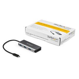 StarTech.com Hub Ladrón USB-C de 3 Puertos 10Gbps y Lector de Tarjetas de Memoria Flash SD - con 3 Puertos USB-A y 1 Ranura SD - Adaptador Hub Concentrador 3.1/3.2 Gen 2 Tipo C - Portátil - Hub para Ordenador Portátil - Alimentado por USB - Compatibl StarTech.com Hub Ladrón USB-C de 3 Puertos 10Gbps y Lector de Tarjetas de Memoria Flash SD - con 3 Puertos USB-A y 1 Ranura SD - Adaptador Hub Concentrador 3.1/3.2 Gen 2 Tipo C - Portátil - Hub para Ordenador Portátil - Alimentado por USB - Compatibl