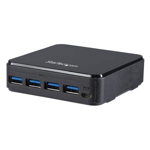 StarTech.com Switch Conmutador USB 3.0 4x4 para Compartir Dispositivos Periféricos - Hub - 8 x SuperSpeed USB 3.0 - sobremesa StarTech.com Switch Conmutador USB 3.0 4x4 para Compartir Dispositivos Periféricos - Hub - 8 x SuperSpeed USB 3.0 - sobremesa