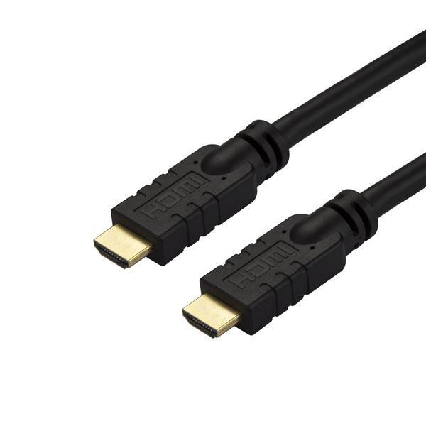 StarTech.com Cable de 10 metros HDMI 2.0 - Cable HDMI Activo de 4K a 60Hz - con Clasificacioón CL2 para Instalación en Pared - Cable HDMI de Alta Velocidad Largo y Durable - HDR - de 18Gbps - Cable Macho a Macho - Negro