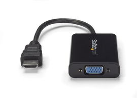 StarTech.com Cable Adaptador Externo Conversor Vídeo Audio HDMI a VGA - 1x HD15 Hembra - 1x HDMI Macho - 1x Mini Jack Hembra - 1920x1200 - Adaptador de vídeo - HDMI macho a HD-15 (VGA), miniconector, Micro-USB tipo B hembra - 25 cm - negro - compatib StarTech.com Cable Adaptador Externo Conversor Vídeo Audio HDMI a VGA - 1x HD15 Hembra - 1x HDMI Macho - 1x Mini Jack Hembra - 1920x1200 - Adaptador de vídeo - HDMI macho a HD-15 (VGA), miniconector, Micro-USB tipo B hembra - 25 cm - negro - compatib