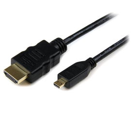 StarTech.com Cable HDMI de alta velocidad con Ethernet 2m - HDMI a Micro HDMI - Macho a Macho