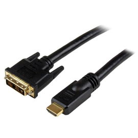 StarTech.com Cable HDMI a DVI 10m - DVI-D Macho - HDMI Macho - Adaptador - Negro StarTech.com Cable HDMI a DVI 10m - DVI-D Macho - HDMI Macho - Adaptador - Negro