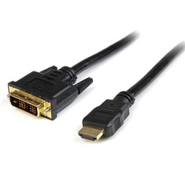 StarTech.com Cable HDMI a DVI 1m - DVI-D Macho - HDMI Macho - Adaptador - Negro StarTech.com Cable HDMI a DVI 1m - DVI-D Macho - HDMI Macho - Adaptador - Negro