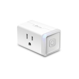 Mini tomacorriente inteligente Wi-Fi, 100 - 120V~, 50/60Hz, 15.0A, compatible con Amazon Alexa y Google Assistant, color blanco.