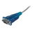 StarTech.com Cable Adaptador USB a Serie RS232 de 1 Puerto Serial DB9 - Macho a Macho - Conversor Compatible con Windows 8 - Adaptador serie - USB 2.0 - RS-232