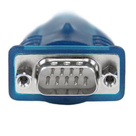 StarTech.com Cable Adaptador USB a Serie RS232 de 1 Puerto Serial DB9 - Macho a Macho - Conversor Compatible con Windows 8 - Adaptador serie - USB 2.0 - RS-232