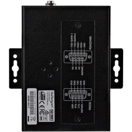 StarTech.com Adaptador Industrial USB a 4 Puertos Serie DB9 RS232 RS422 RS485 con Protección ESD de 15kV - Cable Conversor USB a Serial