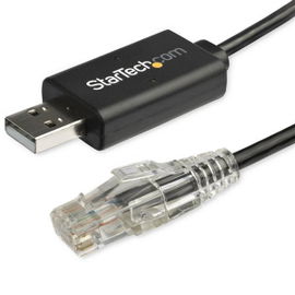 StarTech.com Cable de 1,8m Rollover para Consola Cisco - USB a RJ45