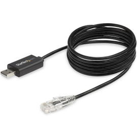 StarTech.com Cable de 1,8m Rollover para Consola Cisco - USB a RJ45 StarTech.com Cable de 1,8m Rollover para Consola Cisco - USB a RJ45