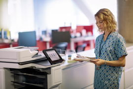 HP Color LaserJet Enterprise MFP M681dh - Impresora multifunción - color - laser - 215.9 x 863.6 mm (original) - A4/Legal (material) - hasta 50 ppm (copiando) - hasta 50 ppm (impresión) - 650 hojas - USB 2.0, Gigabit LAN, host USB 2.0