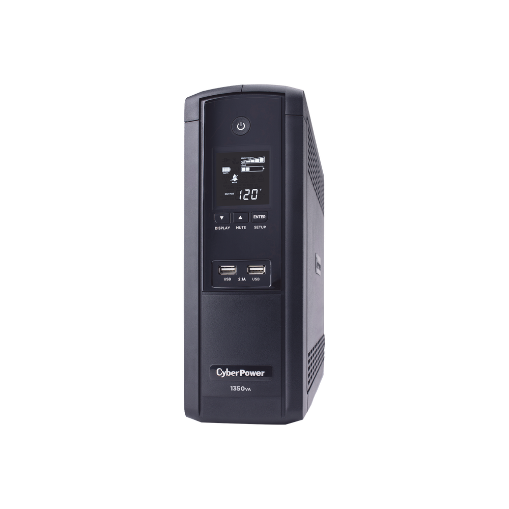 UPS de 1350 VA/810 W, Topología Línea Interactiva, Entrada 120 Vca NEMA 5-15P, Tipo Torre, Con 12 Tomas NEMA 5-15R, 5 años de garantía