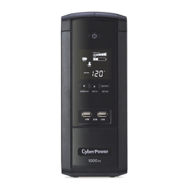 UPS de 1000 VA/600 W, Topología Línea Interactiva, Entrada 120 Vca NEMA 5-15P, Tipo Torre, Con 10 Tomas NEMA 5-15R, 5 años de garantía