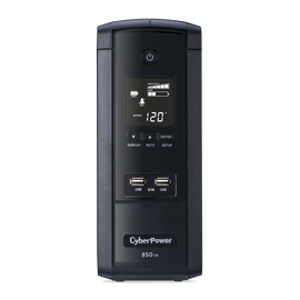 UPS de 850 VA/510 W, Topología Línea Interactiva, Entrada 120 Vca NEMA 5-15P, Tipo Torre, Con 10 Tomas NEMA 5-15R, 5 años de garantía