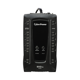 UPS de 900 VA/480 W, Topología Línea Interactiva, Entrada 120 Vca NEMA 5-15P, Tipo Gabinete Compacto, Con 12 Tomas NEMA 5-15R