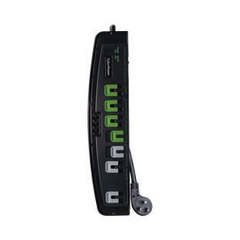 Multicontacto Con Supresor de Picos, Voltaje de Entrada 125 Vca NEMA 5-15P, Con 7 Salidas NEMA 5-15R, 2250 Joules, Protección RJ11
