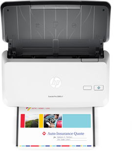 HP Scanjet Pro 2000 s1 Escáner alimentado con hojas 600 x 600 DPI A4 Blanco HP Scanjet Pro 2000 s1 Escáner alimentado con hojas 600 x 600 DPI A4 Blanco
