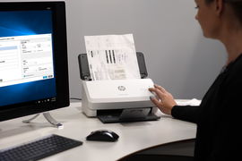 HP Scanjet Pro 2000 s1 Escáner alimentado con hojas 600 x 600 DPI A4 Blanco HP Scanjet Pro 2000 s1 Escáner alimentado con hojas 600 x 600 DPI A4 Blanco