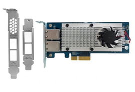 QNAP LAN-10G2T-X550 QNAP DUAL-PORT 10GBASE-T NETWORK EXPANSION CARD FOR TOWER AND RACKMOUNT MODELS, DESKTOP BRACKETS QNAP LAN-10G2T-X550 QNAP DUAL-PORT 10GBASE-T NETWORK EXPANSION CARD FOR TOWER AND RACKMOUNT MODELS, DESKTOP BRACKETS