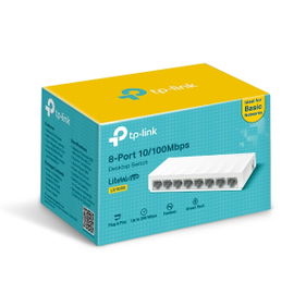 TP-Link LiteWave LS1008 - Conmutador - sin gestionar - 8 x 10/100 - sobremesa TP-Link LiteWave LS1008 - Conmutador - sin gestionar - 8 x 10/100 - sobremesa