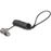 StarTech.com Cable de Seguridad con Combinación para Ordenador Portátil- con Cable Auto Enrrollable - Combinación de 3 Dígitos