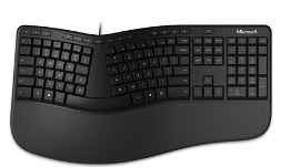 Microsoft Ergonomic Keyboard teclado USB QWERTY Negro