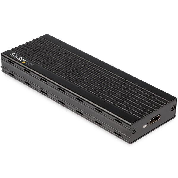 StarTech.com Caja M.2 NVMe para SSD PCIe - Caja USB 3.1 Gen 2 Type-C - USB Tipo C - Compatible con Thunderbolt 3 (M2E1BMU31C) - Caja de almacenamiento - M.2 - M.2 Card - USB 3.1 (Gen 2) - negro